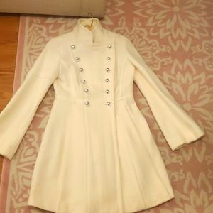 GUESS winter white dress coat